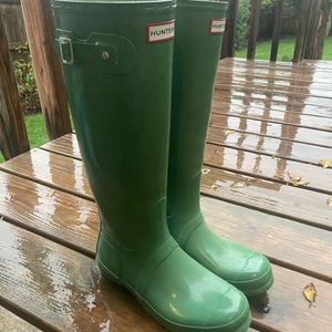 Tall Green Hunter Boots